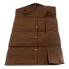 Wax Canvas Roll-Up Stick Case - Brown