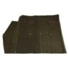 Waxed Canvas Roll Up Stick Case - Forest Green