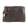 Leather utility pouch - Brown