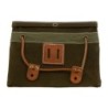 Waxed Canvas Gig Pouch - Forest Green