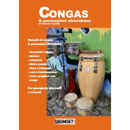 Congas & Percussioni Afrocubane di A. Gentile Edizioni DrumsetMag Congas & Percussioni Afrocubane di A. Gentile Edizioni DrumsetMag