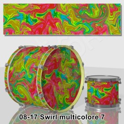Multicolored swirl