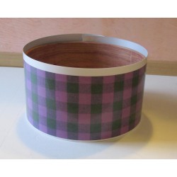 Wrap per rivestimento rullante 14"x7" Tessuto quadri Style