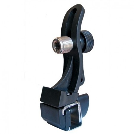 Supporto microfono per batteria a pinza in metallo