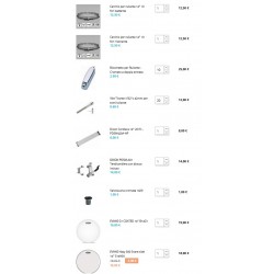 Promo Pack Hardware + pelli - Rullante 14" serie medium