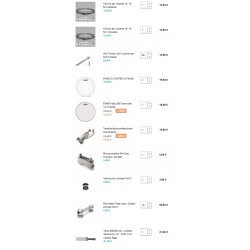 Promo Pack Hardware + pelli - Rullante 14" serie top