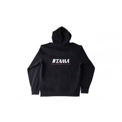 TAMA Zip-up Hoodie Black -...