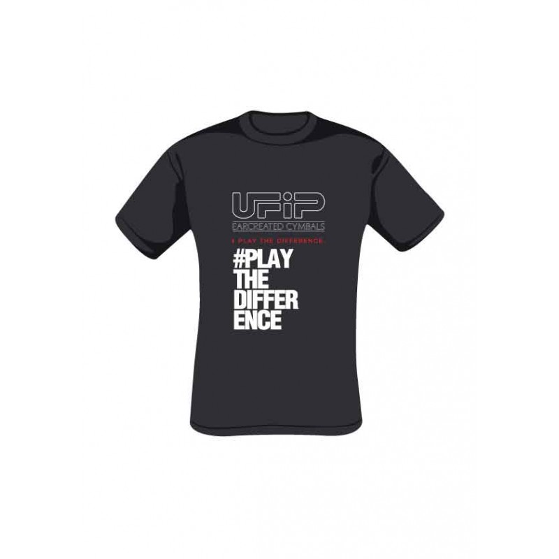 UFIP T-shirt Black - Play the difference