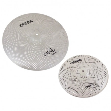 Obera Cymbals Mute 2x Silent Cymbals Set - 14" 20"