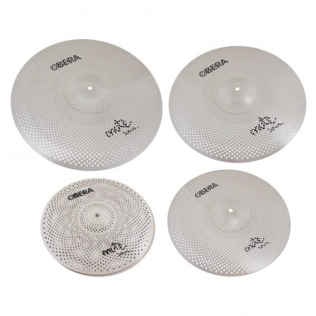 Obera Cymbals Mute 4x Silent Cymbals Set - 14" 16" 18" 20"