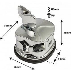 Sparedrum TB4 - fissaggio quadrata Tomtom / Timbal Base 50mm (x1)