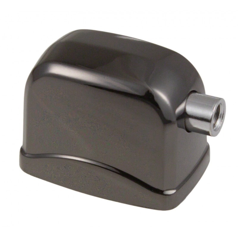 L17BD-BK - Blocchetto Grancassa Nero - 25mm (x1)