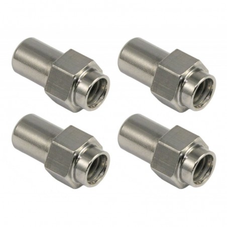 SN-HE-18B - nottolino 18mm esagonale - ottone (x4)