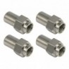 SN-HE-18B - nottolino 18mm esagonale - ottone (x4)