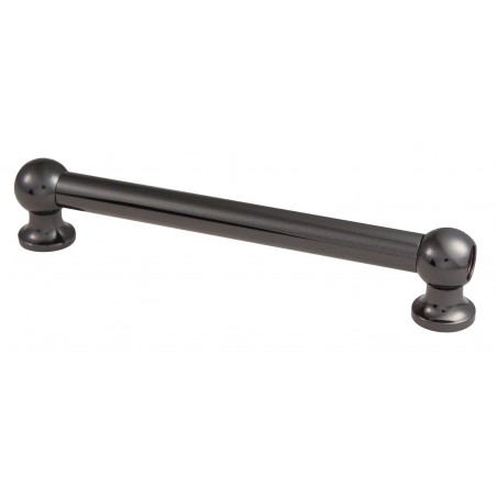 TL12D89-BK - Blocchetto Tubo Nero - 89mm - Doppio (x1)