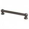 TL12D89-BK - Blocchetto Tubo Nero - 89mm - Doppio (x1)