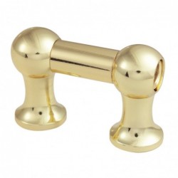 TL12S25B-BR - Blocchetto Tubo Grancassa d'Oro - 25mm - Solo (x1)
