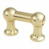 TL12S25B-BR - Blocchetto Tubo Grancassa d'Oro - 25mm - Solo (x1)
