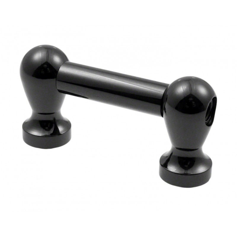 TL1S38B-BK - Blocchetto Tubo Grancassa Nero - 38mm - Solo (x1)