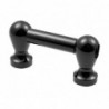 TL1S38B-BK - Blocchetto Tubo Grancassa Nero - 38mm - Solo (x1)