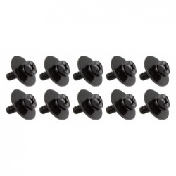 WSC4-11BK - M4 11mm - Viti Blocchetto per Fusti di legna - Nero (x10)
