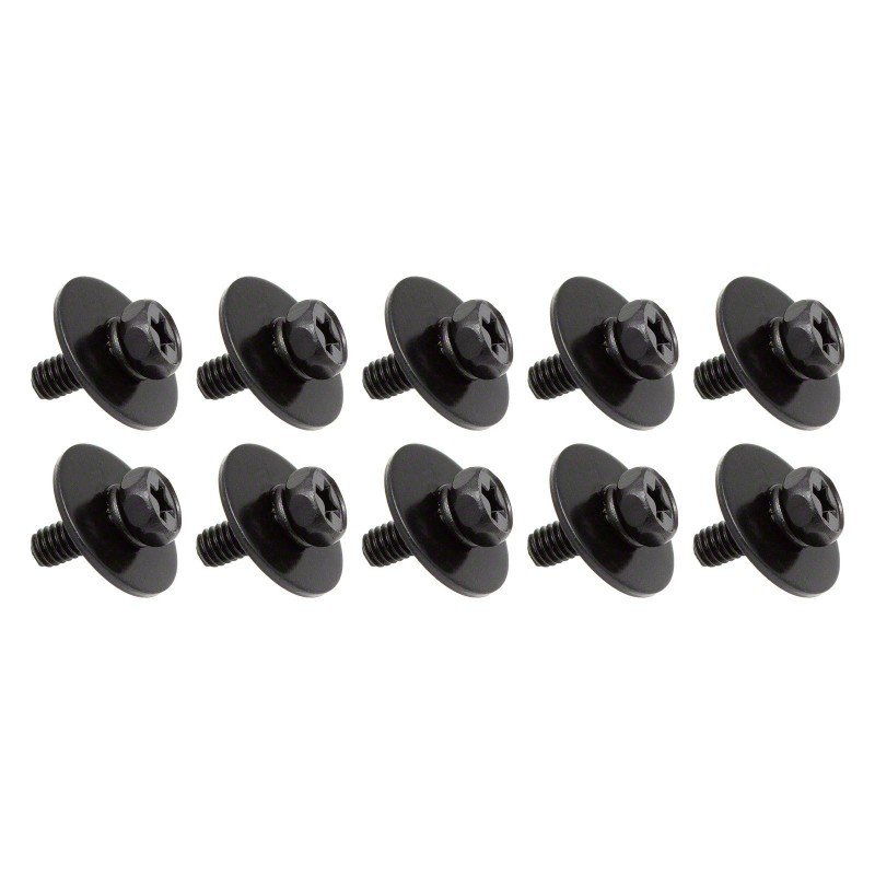 WSC4-11BK - M4 11mm - Viti Blocchetto per Fusti di legna - Nero (x10)