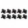 WSC4-11BK - M4 11mm - Viti Blocchetto per Fusti di legna - Nero (x10)