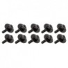 WSC4-14BK - M4 14mm - Viti Blocchetto per Fusti di legna - Nero (x10)